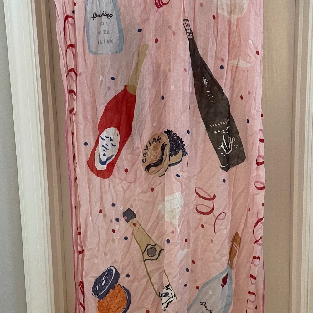 Kate Spade Champagne and Caviar Pashmina